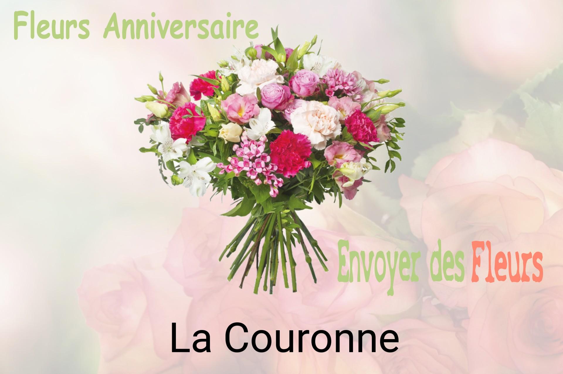 Bouquet de fleurs d’anniversaire livré à La Couronne